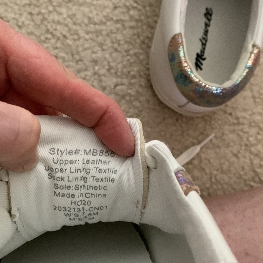 “Like New” Madewell Sneakers - Picture 4 of 4